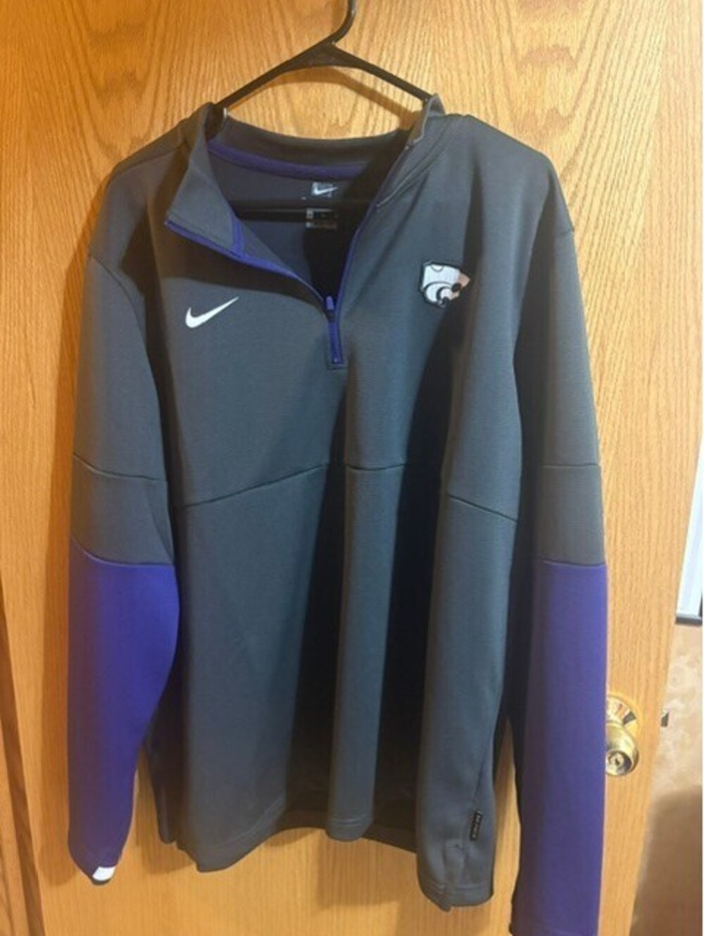 Nike Kansas State Wildcats quarter-zip pullover